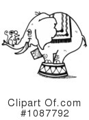 Elephant Clipart #1087792 by LoopyLand