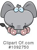 Elephant Clipart #1092750 by Cory Thoman
