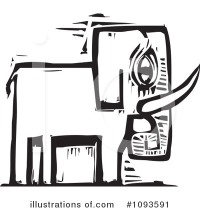 Elephant Clipart #1093591 by xunantunich