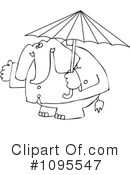 Elephant Clipart #1095547 by djart
