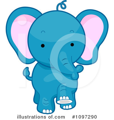 Elephants Clipart #1097290 by BNP Design Studio