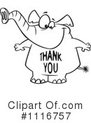 Elephant Clipart #1116757 by toonaday