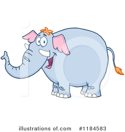 Elephant Clipart #1184583 by Hit Toon