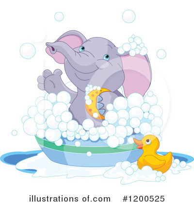 Bathing Clipart #1200525 by Pushkin