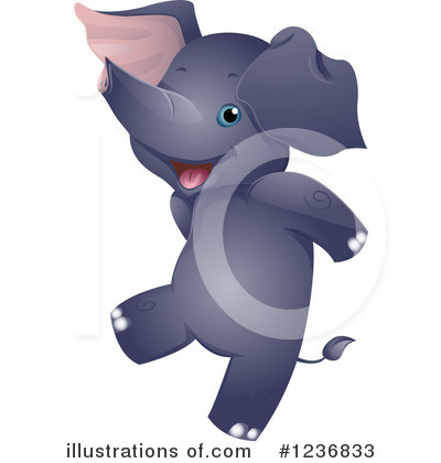 Royalty-Free (RF) Elephant Clipart Illustration by BNP Design Studio - Stock Sample #1236833