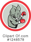 Elephant Clipart #1248578 by patrimonio
