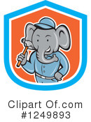 Elephant Clipart #1249893 by patrimonio
