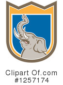 Elephant Clipart #1257174 by patrimonio
