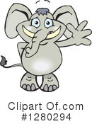 Elephant Clipart #1280294 by Dennis Holmes Designs