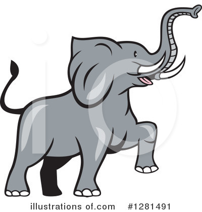 Elephant Clipart #1281491 by patrimonio
