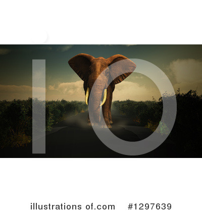 Elephants Clipart #1297639 by KJ Pargeter