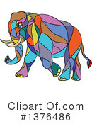Elephant Clipart #1376486 by patrimonio