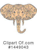 Elephant Clipart #1449043 by patrimonio