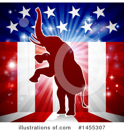 Royalty-Free (RF) Elephant Clipart Illustration by AtStockIllustration - Stock Sample #1455307