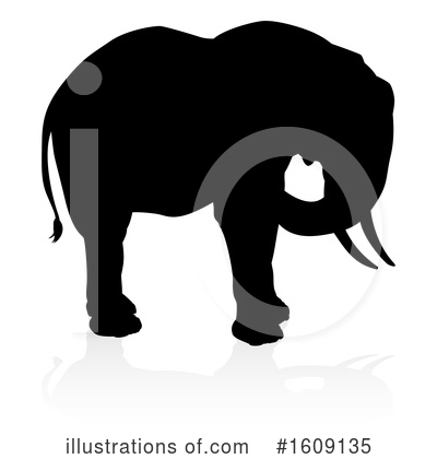 Royalty-Free (RF) Elephant Clipart Illustration by AtStockIllustration - Stock Sample #1609135