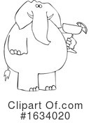 Elephant Clipart #1634020 by djart