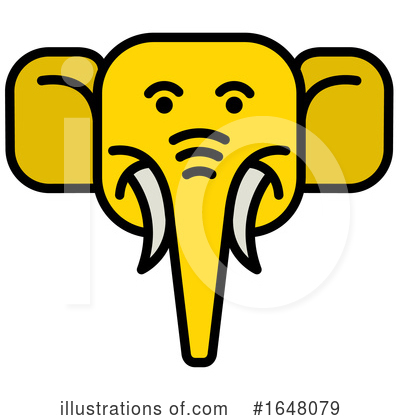 Royalty-Free (RF) Elephant Clipart Illustration by Lal Perera - Stock Sample #1648079