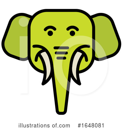 Royalty-Free (RF) Elephant Clipart Illustration by Lal Perera - Stock Sample #1648081