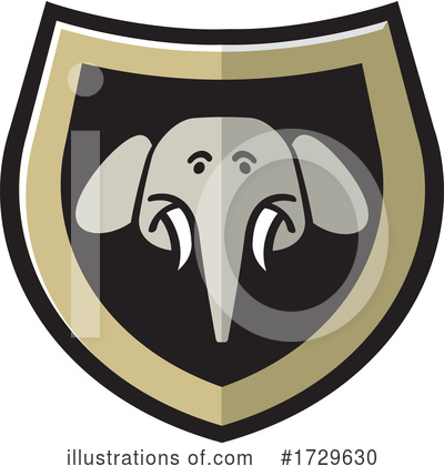 Royalty-Free (RF) Elephant Clipart Illustration by Lal Perera - Stock Sample #1729630