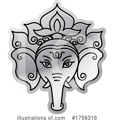 Royalty-Free (RF) Elephant Clipart Illustration by Lal Perera - Stock Sample #1756316
