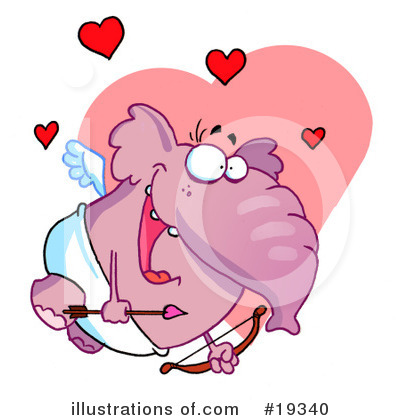Royalty-Free (RF) Elephant Clipart Illustration by Hit Toon - Stock Sample #19340