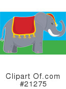 Elephant Clipart #21275 by Maria Bell