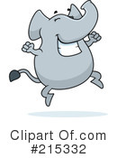 Elephant Clipart #215332 by Cory Thoman