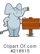 Elephant Clipart #218615 by Cory Thoman