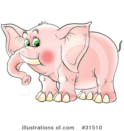Royalty-Free (RF) Elephant Clipart Illustration by Alex Bannykh - Stock Sample #31510