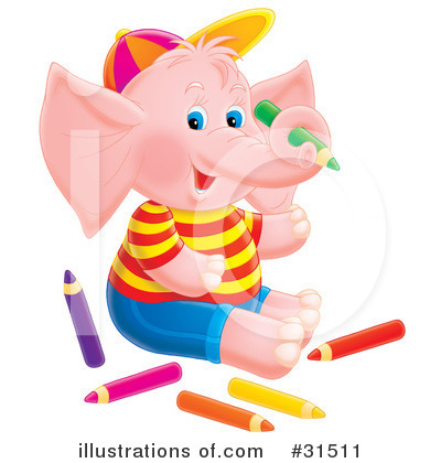 Colored Pencils Clipart #31511 by Alex Bannykh