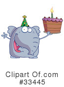 Elephant Clipart #33445 by Hit Toon