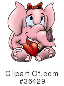 Elephant Clipart #36429 by dero