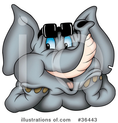 Elephant Clipart #36443 by dero