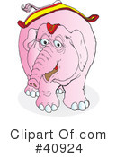 Elephant Clipart #40924 by Snowy