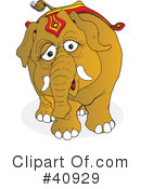 Elephant Clipart #40929 by Snowy