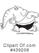 Elephant Clipart #439208 by toonaday