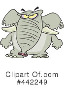 Elephant Clipart #442249 by toonaday