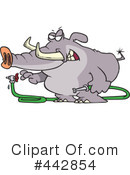 Elephant Clipart #442854 by toonaday
