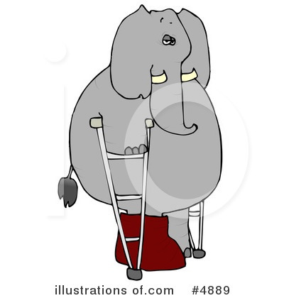 Elephant Clipart #4889 by djart