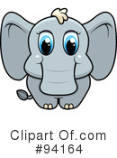 Elephant Clipart #94164 by Cory Thoman