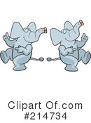 Elephants Clipart #214734 by Cory Thoman