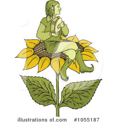Sunflower Clipart #1055187 by Any Vector