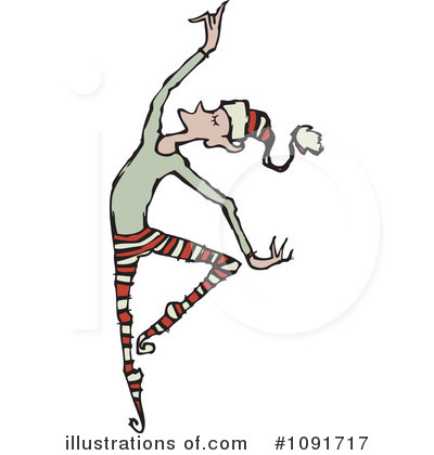 Dancing Clipart #1091717 by Steve Klinkel