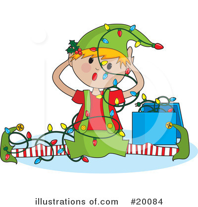 Christmas Elf Clipart #20084 by Maria Bell
