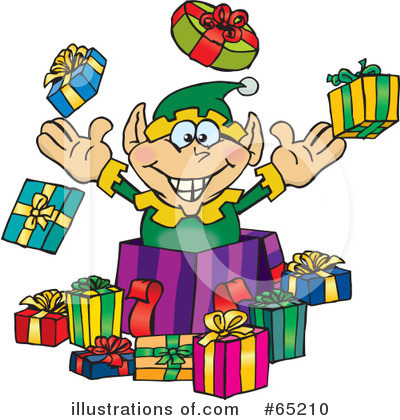 Christmas Elf Clipart #65210 by Dennis Holmes Designs