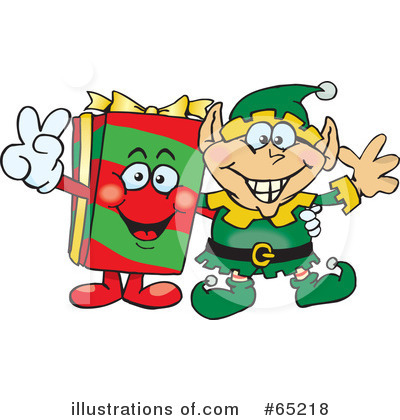 Christmas Elf Clipart #65218 by Dennis Holmes Designs