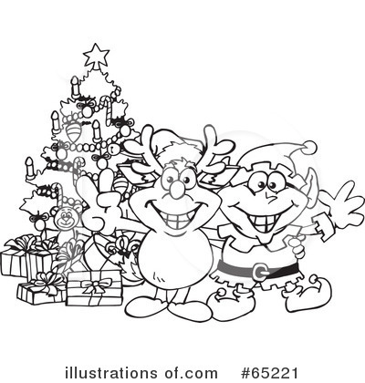 Royalty-Free (RF) Elf Clipart Illustration by Dennis Holmes Designs - Stock Sample #65221