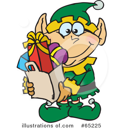 Royalty-Free (RF) Elf Clipart Illustration by Dennis Holmes Designs - Stock Sample #65225