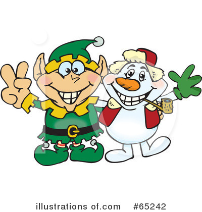 Christmas Elf Clipart #65242 by Dennis Holmes Designs