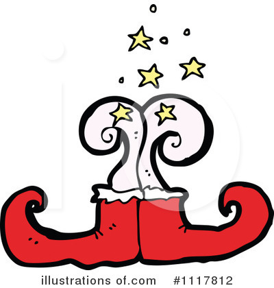 Royalty-Free (RF) Elf Shoes Clipart Illustration by lineartestpilot - Stock Sample #1117812